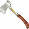 Lawn & Garden * | Bargain Sale Estwing E24A Sportsman'S Axe With Leather Grip & Nylon Sheath, 14