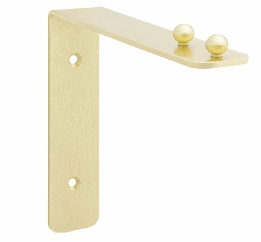 Lawn & Garden * | Store National Hardware N275-504 Wall Bracket, Brushed Gold