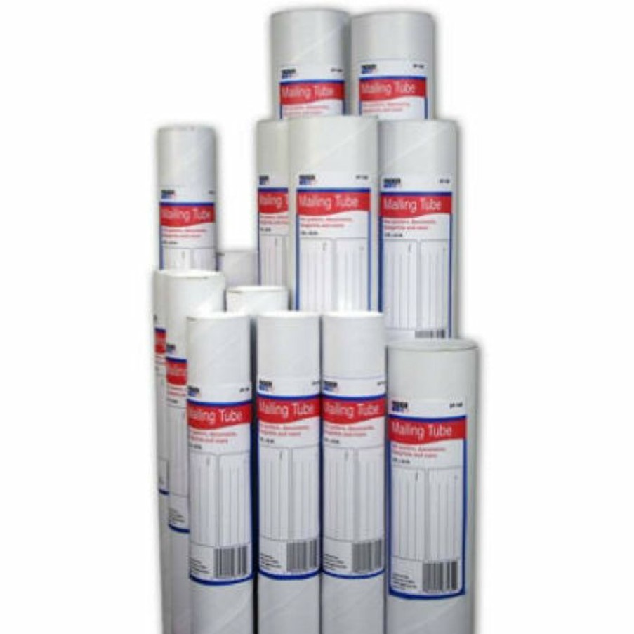 School & Office Goods * | Bargain Sale Packer One 0746-150 Mailing Tube With White End Caps, 3 X 24 , 1-Qua